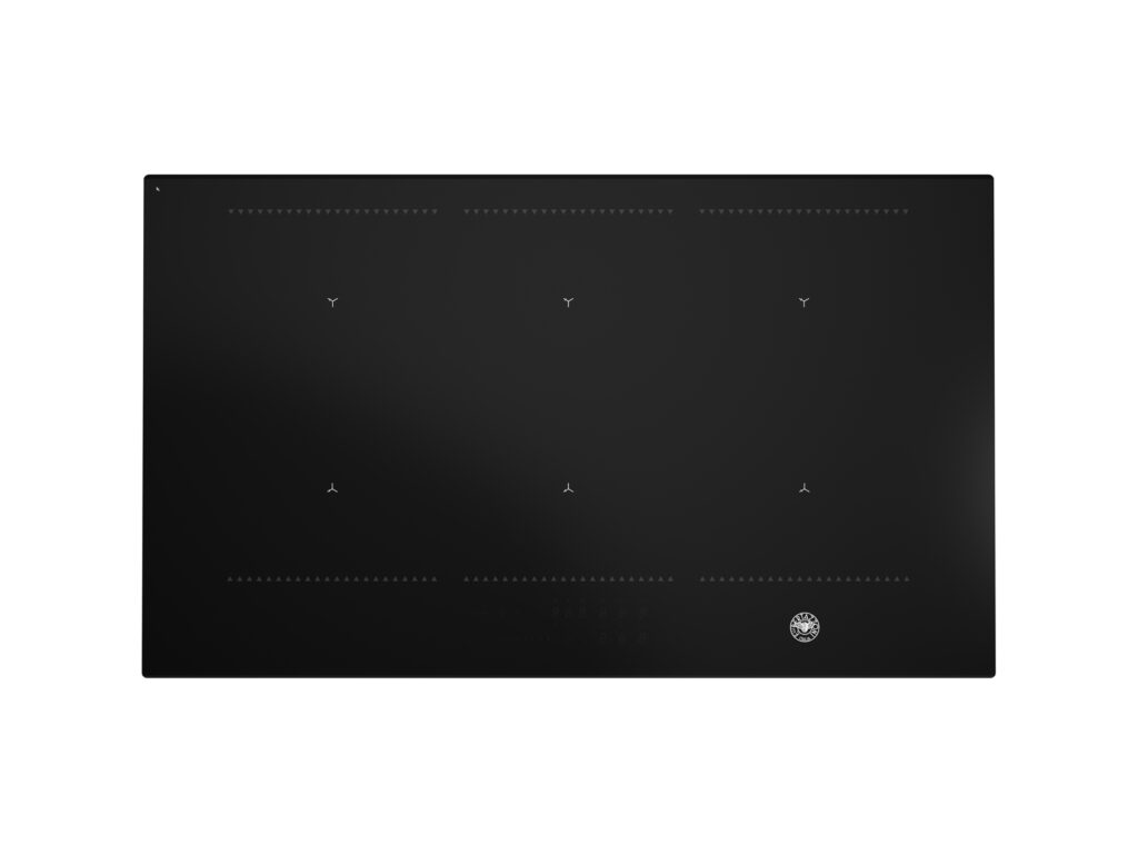 Built-in induction cooktop Bertazzoni, 3 multizones, 90 cm, Black