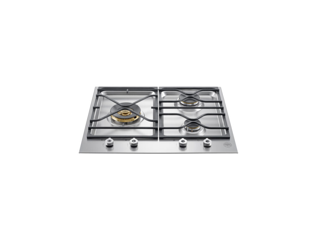 Built-in Cooktop Bertazzoni, two-segment, 3 gas burners, 60 cm, Stainless Steel