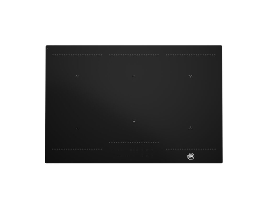 Built-in induction cooktop Bertazzoni, 3 multizones, 78 cm, Black