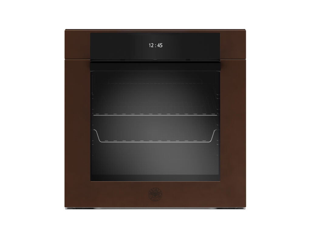 Built-in Electric Oven Bertazzoni Modern Series 60 cm with TFT Display and Full Steamer, Copper