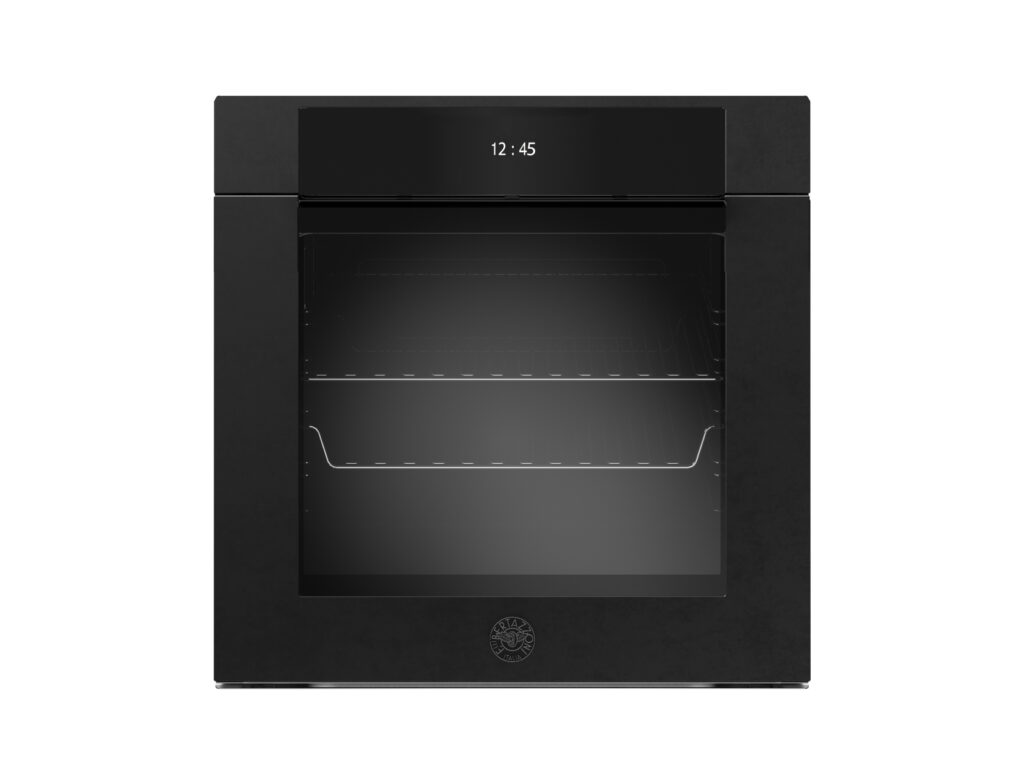Electric Built-in Oven 60 cm Bertazzoni Modern with Pyrolysis, TFT Display and Full Steam Function, Carbonio