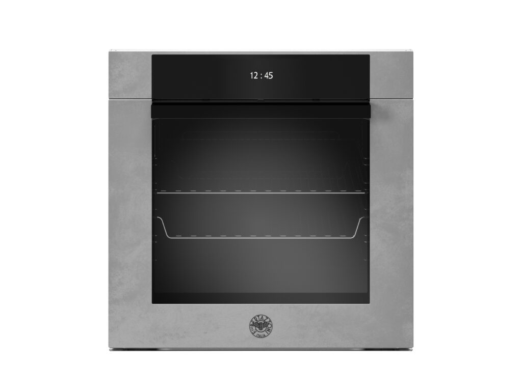 Electric Built-in Oven 60 cm Bertazzoni Modern with Pyrolysis, TFT Display and Full Steam Function, Zinc
