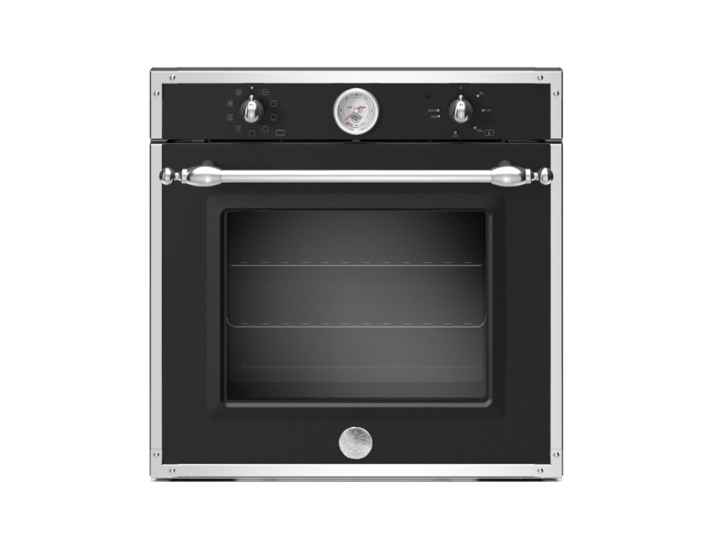 Built-in electric oven Bertazzoni Heritage 60 cm, 9 functions, with thermometer, Matte black