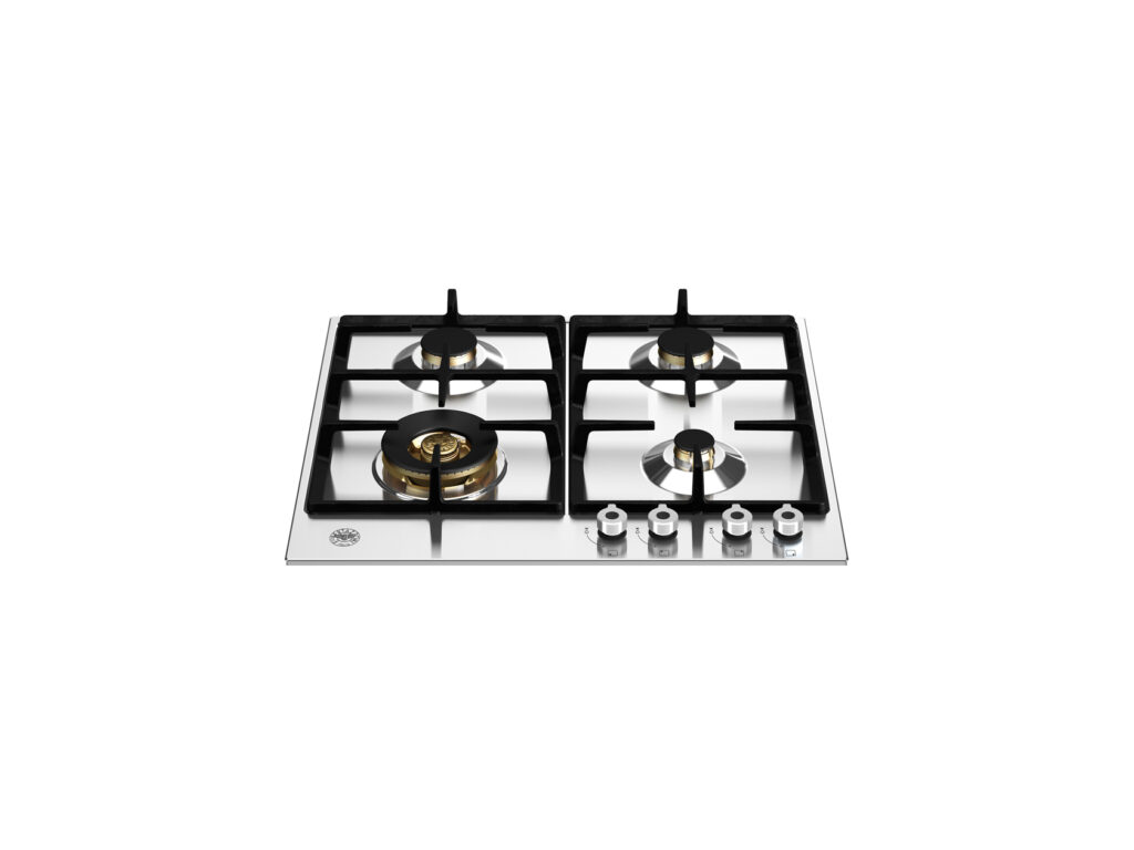 Gas Cooktop Bertazzoni Professional 60 cm with Wok Burner, Stainless Steel