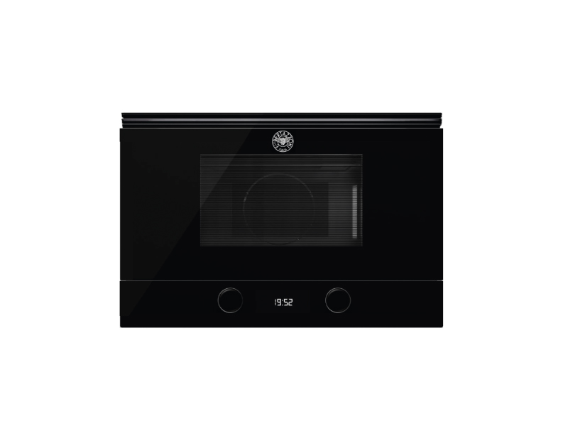 Bertazzoni Modern Built-In Microwave Oven 60x38 cm, 22 L, grill, stainless steel/black glass