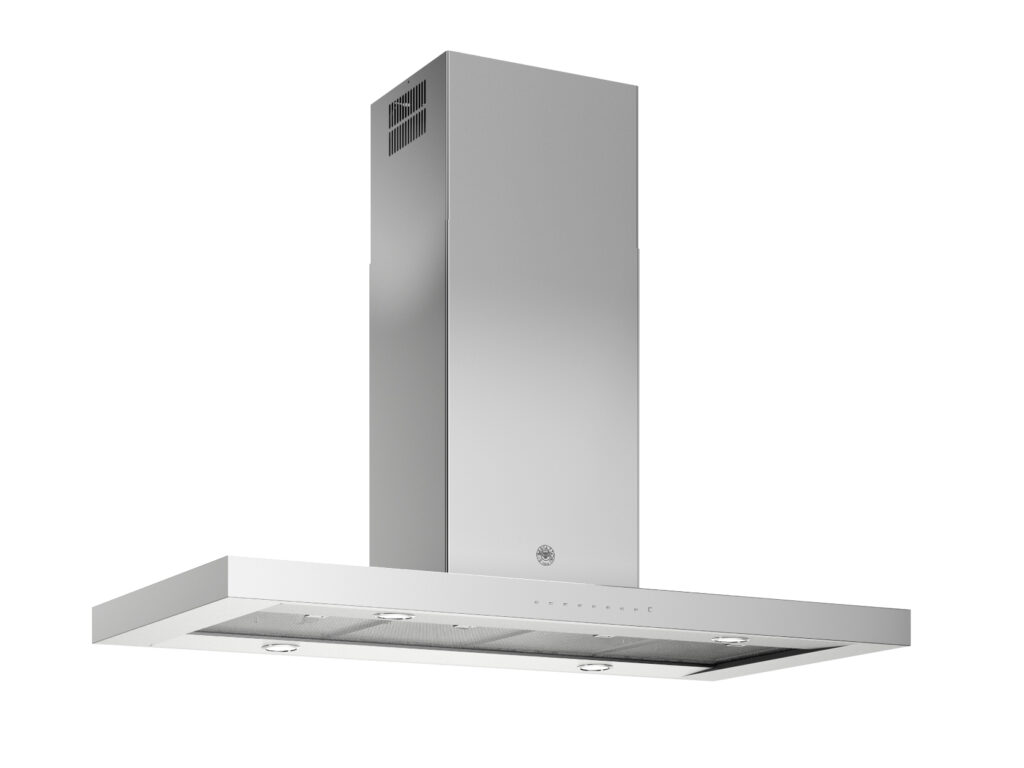 Island Hood Bertazzoni Professional Series, 4 Lights, 120 cm, Stainless Steel