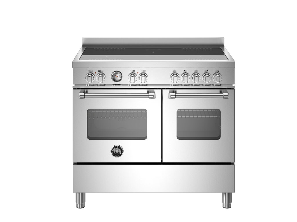 Range Bertazzoni Master with Induction Cooktop and Two Electric Ovens, 100 cm, Standard