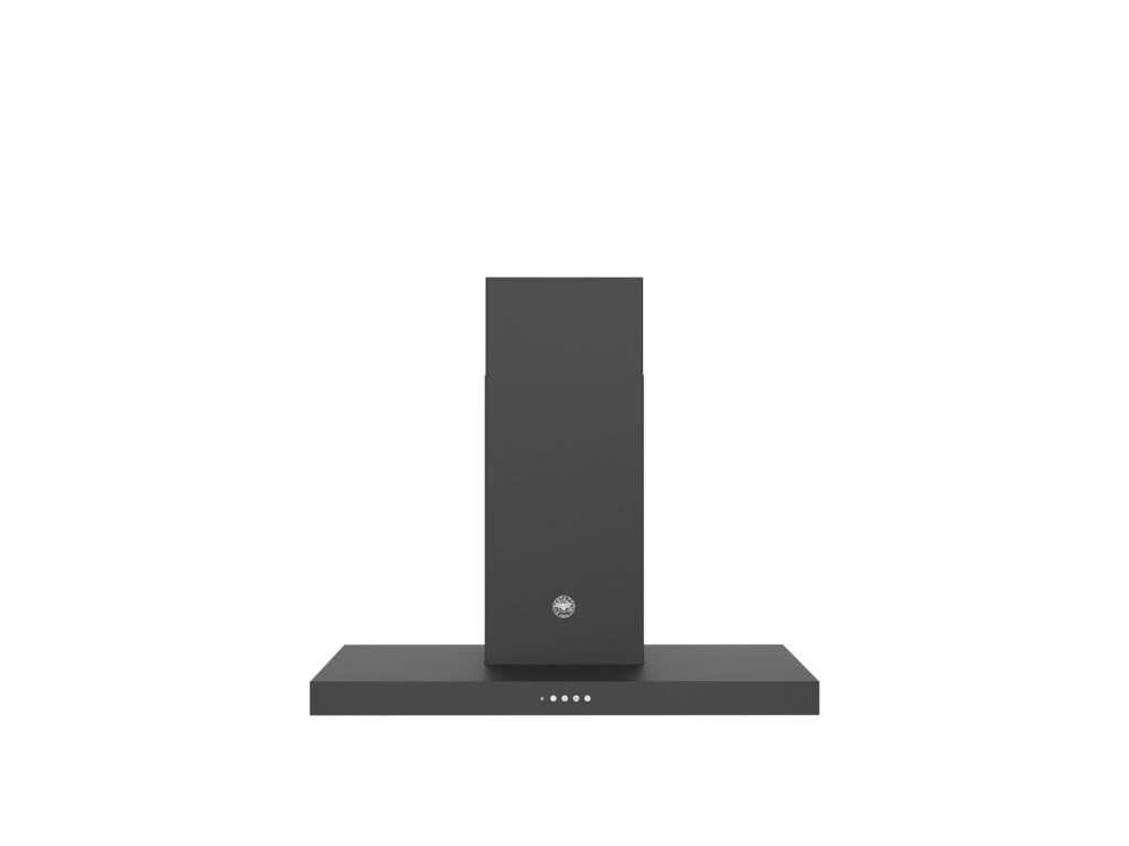 Bertazzoni Master 90 cm Wall-Mounted Hood, Stainless Steel, Matte Black