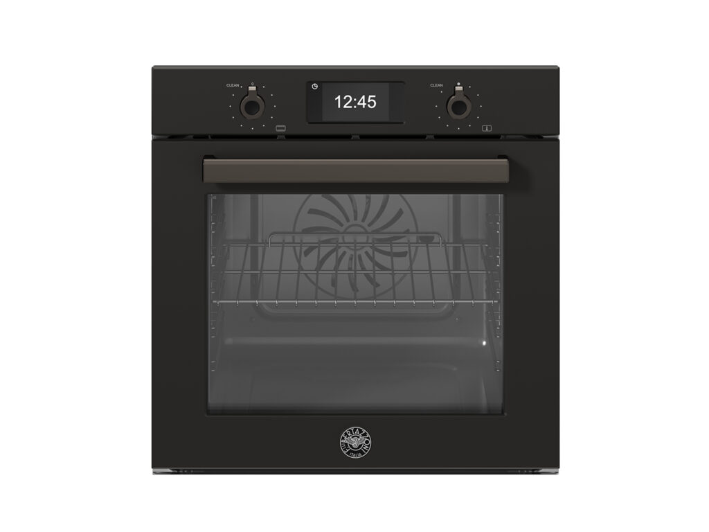 Built-in Oven Bertazzoni Professional 60 cm, electric, pyrolytic cleaning, TFT display, Total Steam, Carbonio
