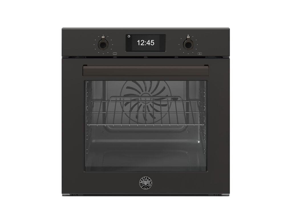 Built-in Oven Bertazzoni Professional 60 cm, electric, TFT display, Total Steam, Carbonio
