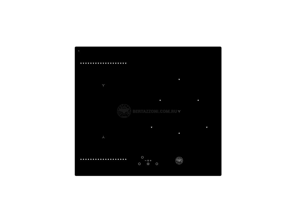 Induction Hob Bertazzoni, 60x52 cm, Black