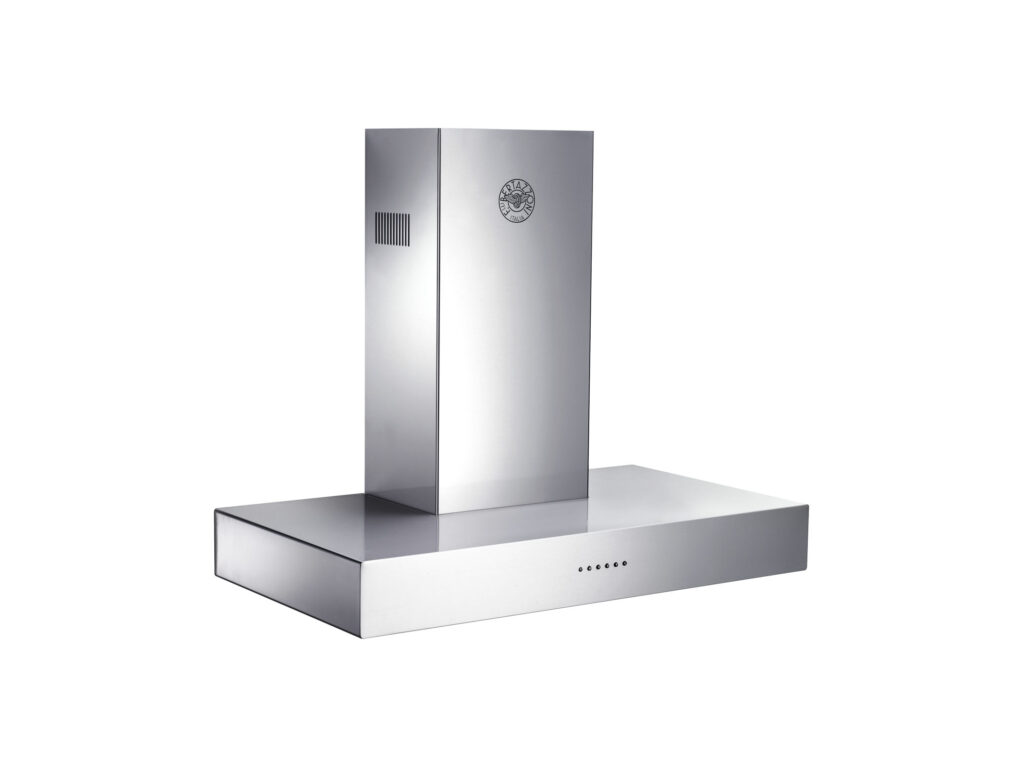 T-shaped Wall-mounted Range Hood Bertazzoni, 1 motor, 90 cm, Stainless Steel