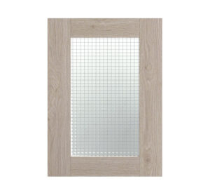 Door: solid oak frame with Nuntia glass