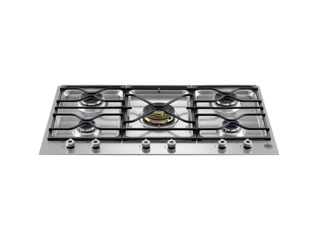 Gas Cooktop 90 cm Bertazzoni Professional, 5 Burners, Stainless Steel