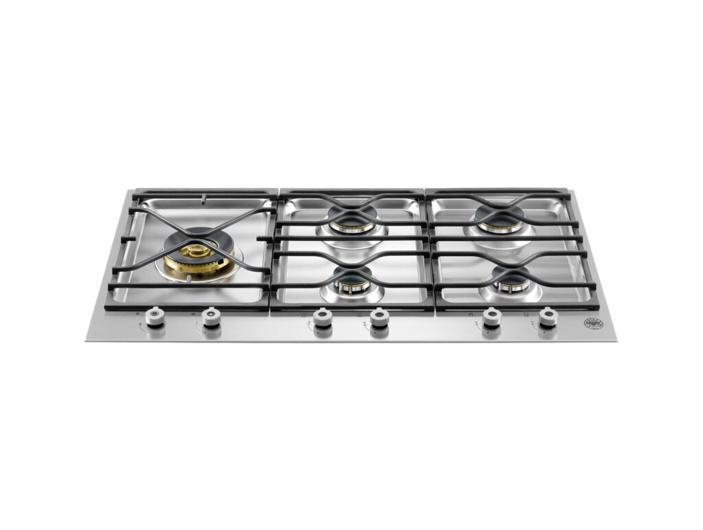 Gas Cooktop Bertazzoni Professional 90 cm, 5 Burners, Stainless Steel