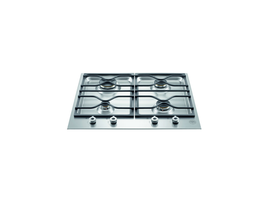Gas Cooktop Bertazzoni, 60 cm, 4 burners, stainless steel